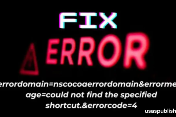 errordomain=nscocoaerrordomain&errormessage=could not find the specified shortcut.&errorcode=4