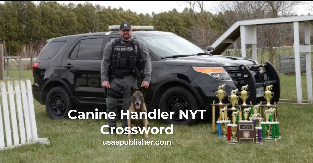 Canine Handler NYT Crossword